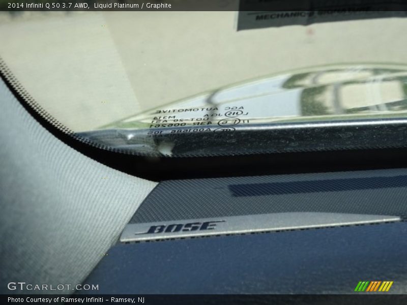 Liquid Platinum / Graphite 2014 Infiniti Q 50 3.7 AWD