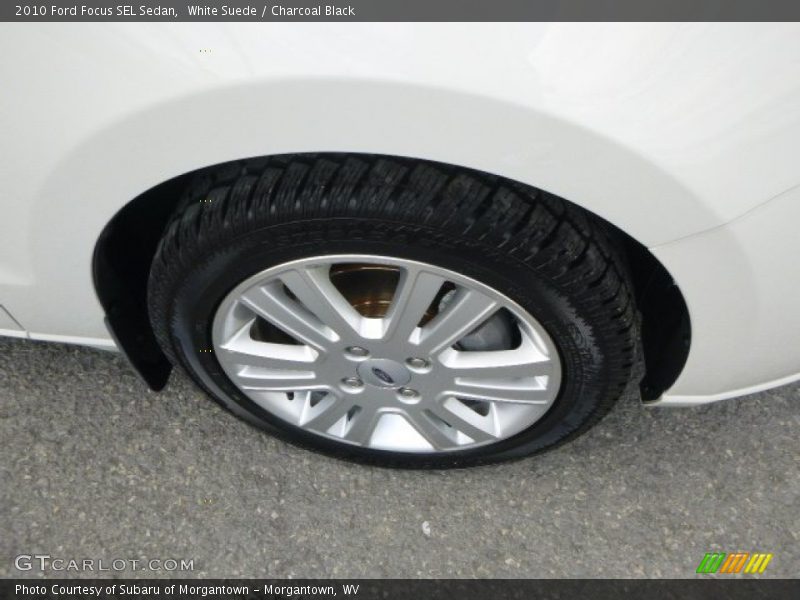 White Suede / Charcoal Black 2010 Ford Focus SEL Sedan