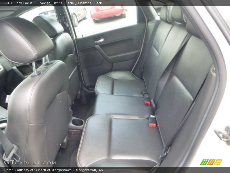 White Suede / Charcoal Black 2010 Ford Focus SEL Sedan