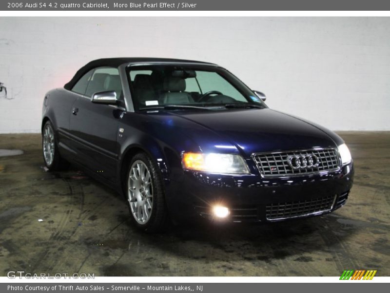 Moro Blue Pearl Effect / Silver 2006 Audi S4 4.2 quattro Cabriolet
