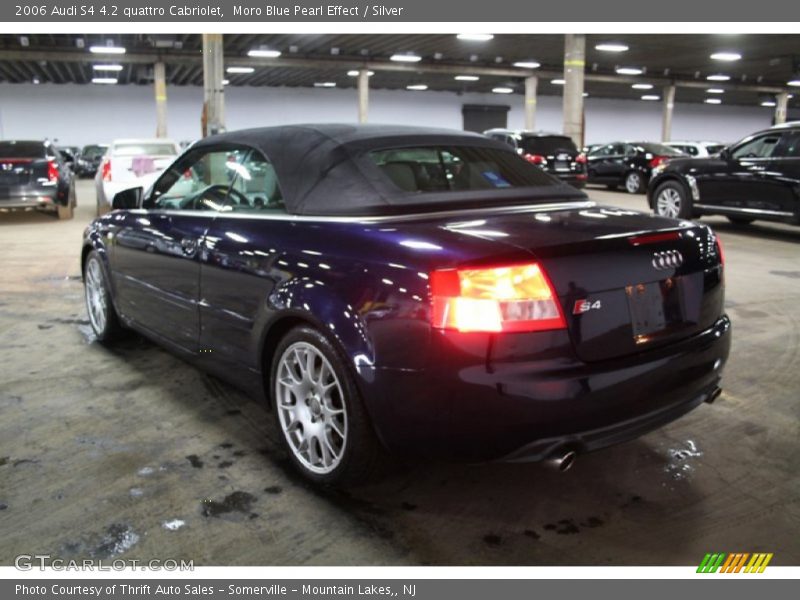 Moro Blue Pearl Effect / Silver 2006 Audi S4 4.2 quattro Cabriolet