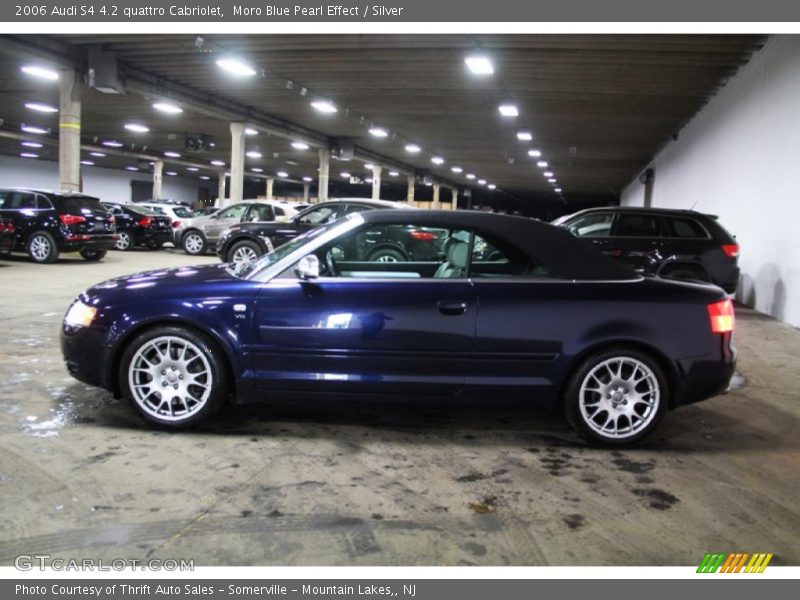 Moro Blue Pearl Effect / Silver 2006 Audi S4 4.2 quattro Cabriolet