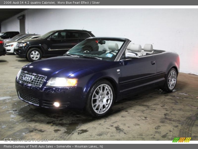 Moro Blue Pearl Effect / Silver 2006 Audi S4 4.2 quattro Cabriolet