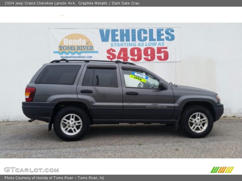 Graphite Metallic / Dark Slate Gray 2004 Jeep Grand Cherokee Laredo 4x4