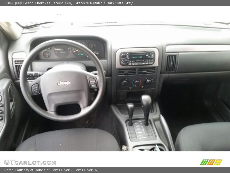 Graphite Metallic / Dark Slate Gray 2004 Jeep Grand Cherokee Laredo 4x4