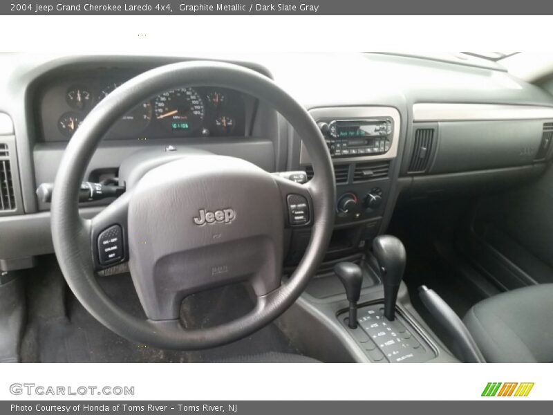 Graphite Metallic / Dark Slate Gray 2004 Jeep Grand Cherokee Laredo 4x4