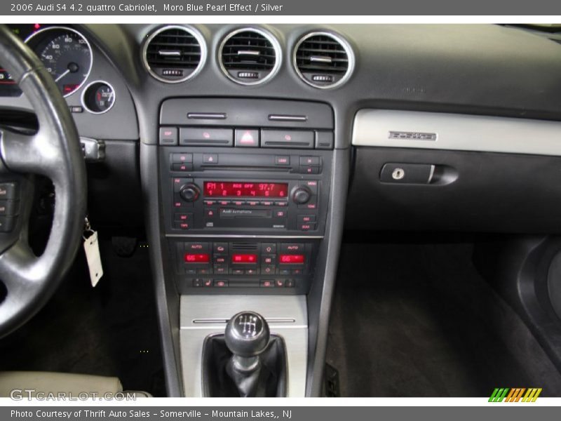 Moro Blue Pearl Effect / Silver 2006 Audi S4 4.2 quattro Cabriolet
