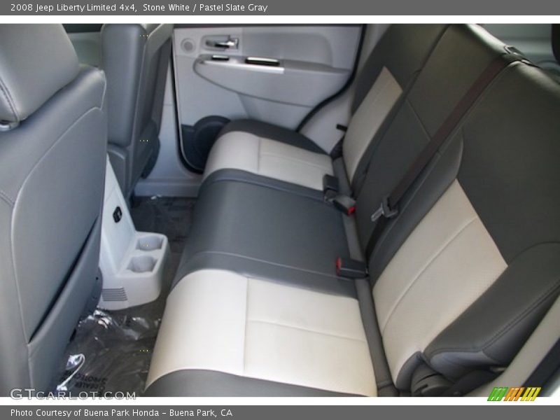 Stone White / Pastel Slate Gray 2008 Jeep Liberty Limited 4x4