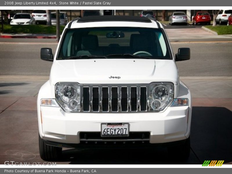 Stone White / Pastel Slate Gray 2008 Jeep Liberty Limited 4x4