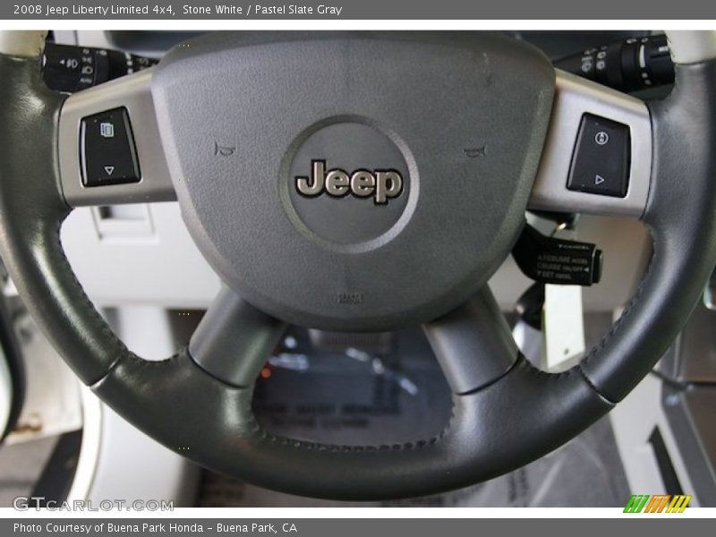 Stone White / Pastel Slate Gray 2008 Jeep Liberty Limited 4x4