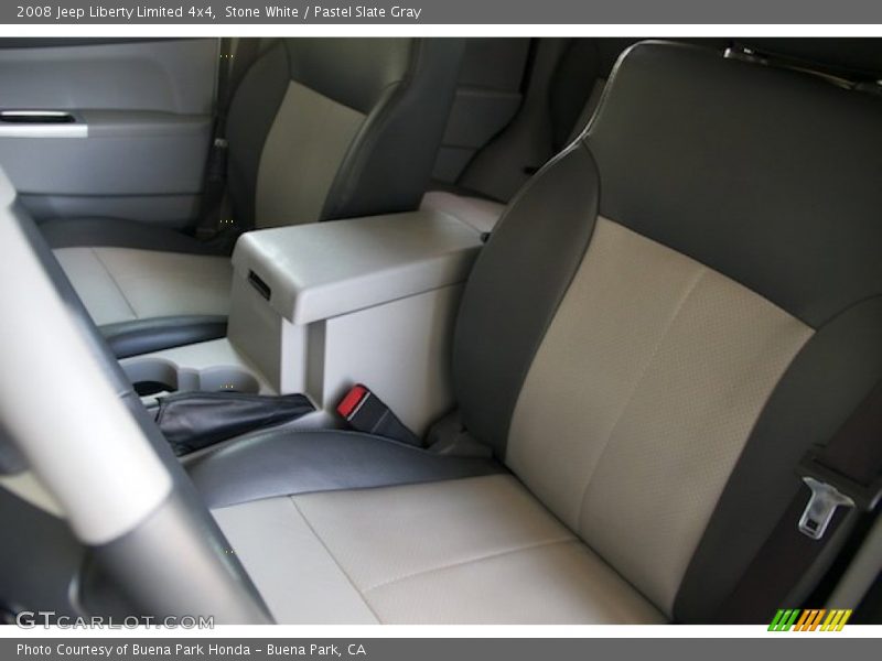 Stone White / Pastel Slate Gray 2008 Jeep Liberty Limited 4x4