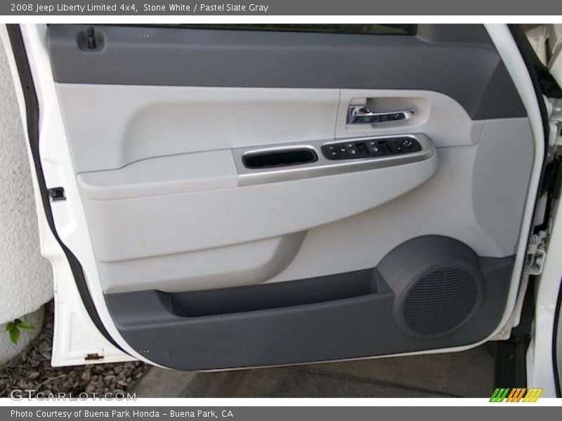 Stone White / Pastel Slate Gray 2008 Jeep Liberty Limited 4x4
