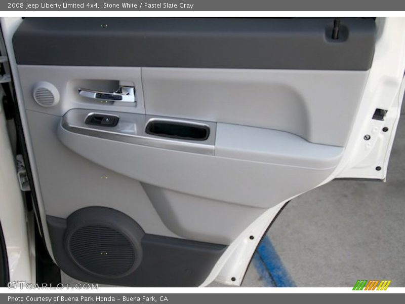 Stone White / Pastel Slate Gray 2008 Jeep Liberty Limited 4x4