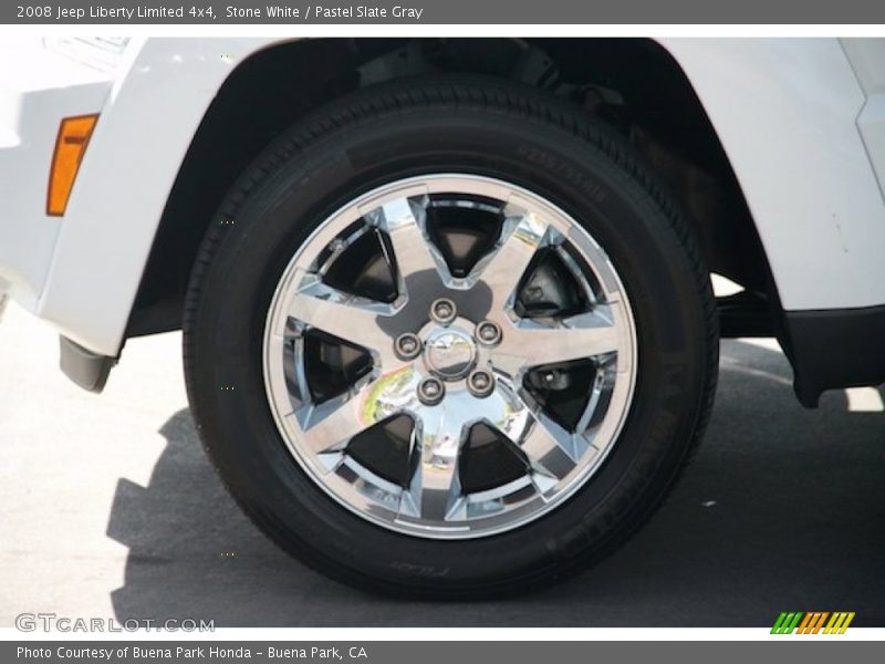 Stone White / Pastel Slate Gray 2008 Jeep Liberty Limited 4x4