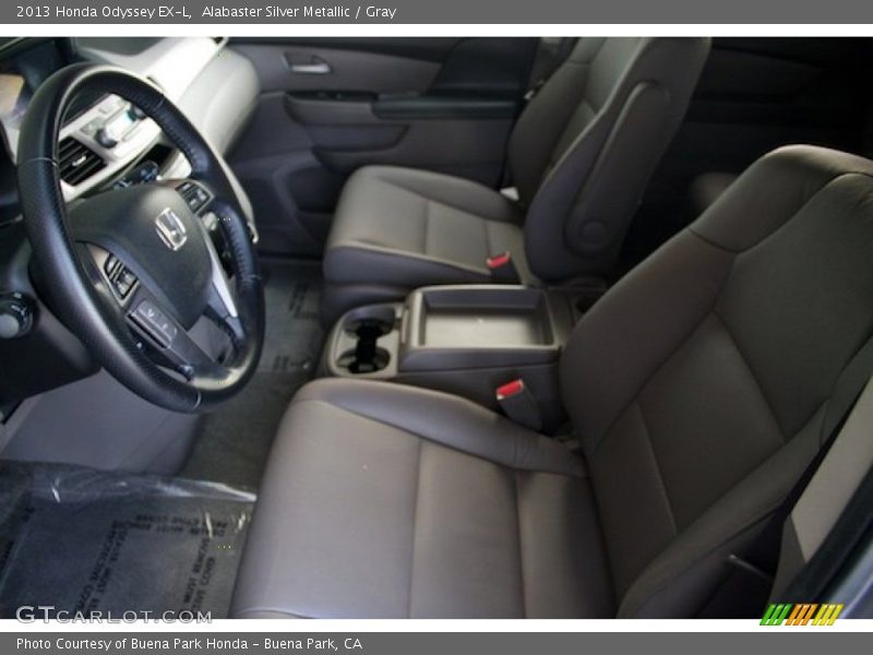 Alabaster Silver Metallic / Gray 2013 Honda Odyssey EX-L