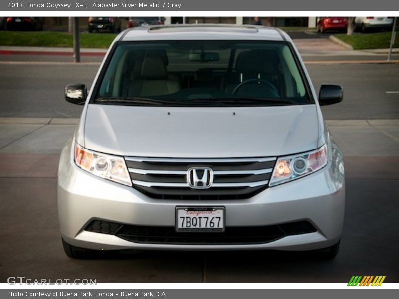 Alabaster Silver Metallic / Gray 2013 Honda Odyssey EX-L