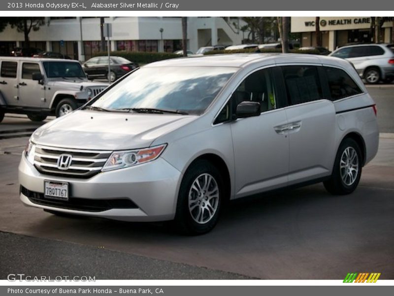 Alabaster Silver Metallic / Gray 2013 Honda Odyssey EX-L