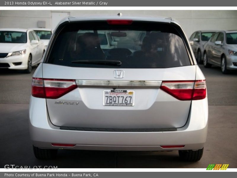 Alabaster Silver Metallic / Gray 2013 Honda Odyssey EX-L