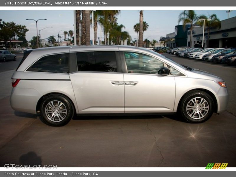 Alabaster Silver Metallic / Gray 2013 Honda Odyssey EX-L
