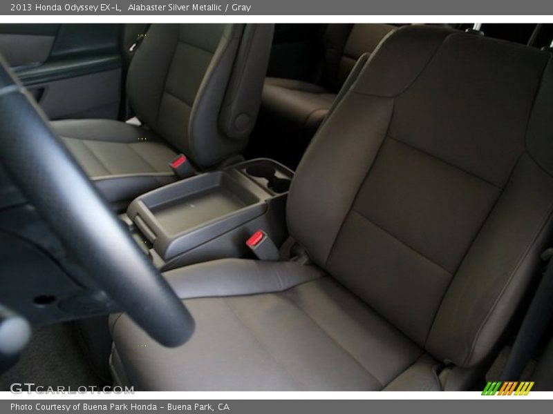 Alabaster Silver Metallic / Gray 2013 Honda Odyssey EX-L
