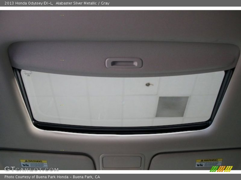 Alabaster Silver Metallic / Gray 2013 Honda Odyssey EX-L