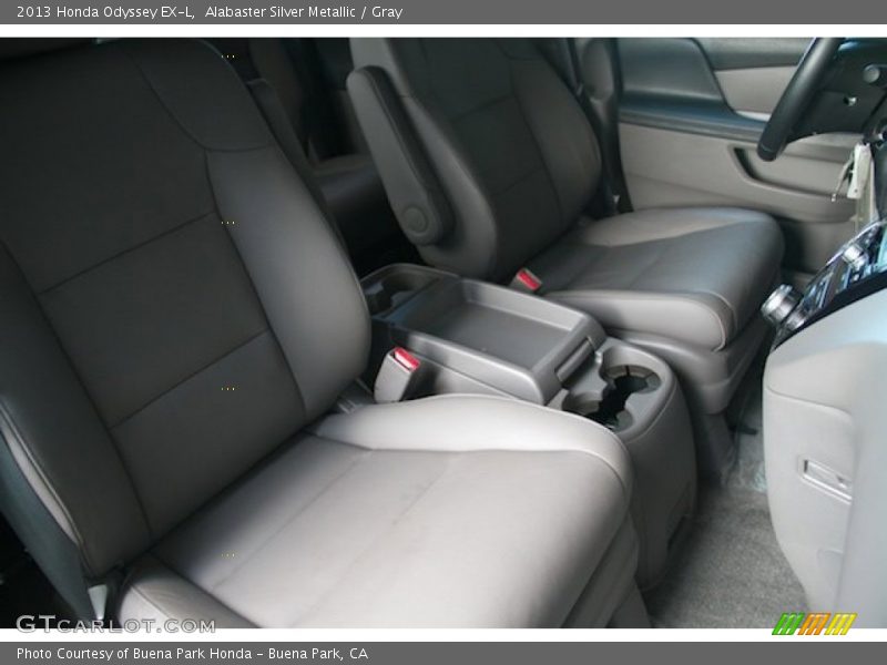 Alabaster Silver Metallic / Gray 2013 Honda Odyssey EX-L