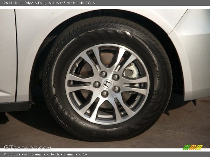 Alabaster Silver Metallic / Gray 2013 Honda Odyssey EX-L