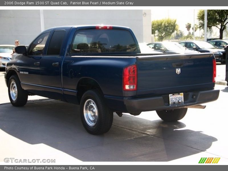 Patriot Blue Pearl / Medium Slate Gray 2006 Dodge Ram 1500 ST Quad Cab