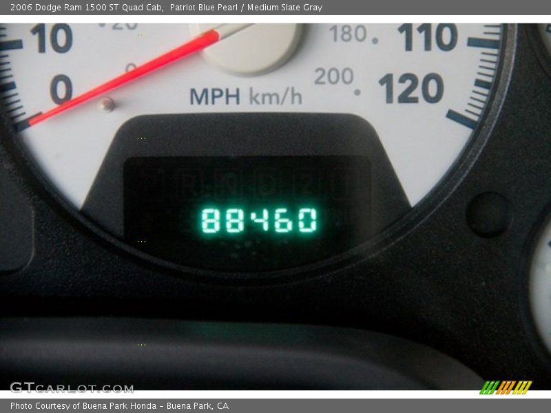 Patriot Blue Pearl / Medium Slate Gray 2006 Dodge Ram 1500 ST Quad Cab