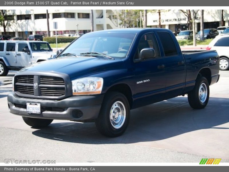 Patriot Blue Pearl / Medium Slate Gray 2006 Dodge Ram 1500 ST Quad Cab