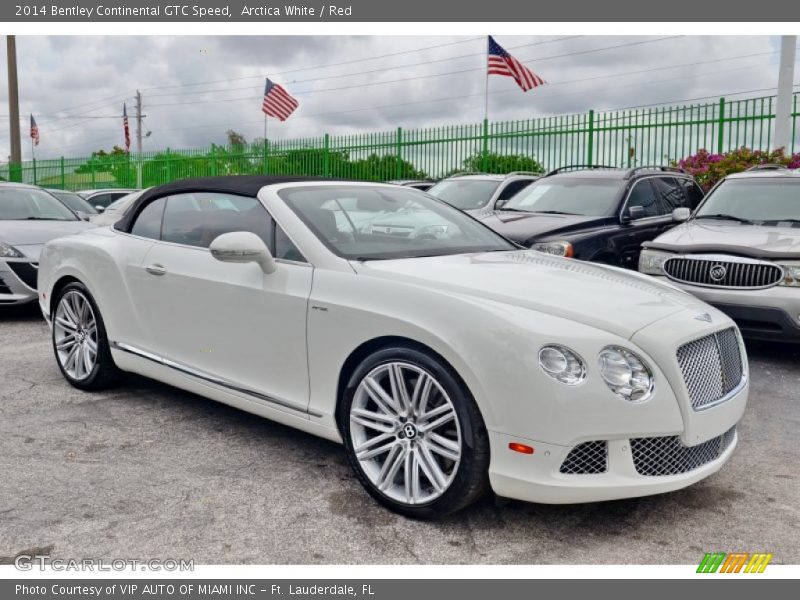  2014 Continental GTC Speed Arctica White