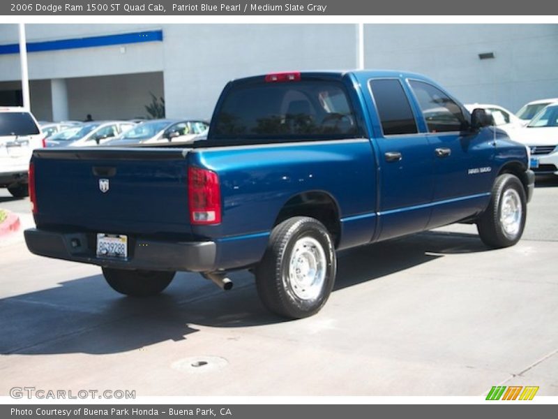 Patriot Blue Pearl / Medium Slate Gray 2006 Dodge Ram 1500 ST Quad Cab