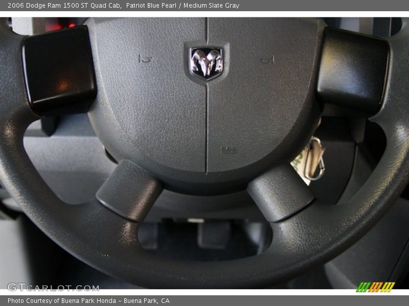 Patriot Blue Pearl / Medium Slate Gray 2006 Dodge Ram 1500 ST Quad Cab