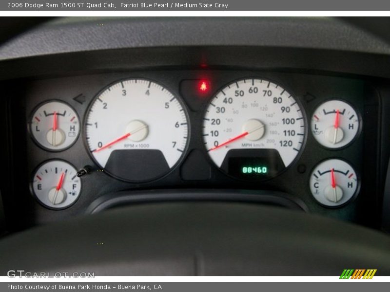 Patriot Blue Pearl / Medium Slate Gray 2006 Dodge Ram 1500 ST Quad Cab