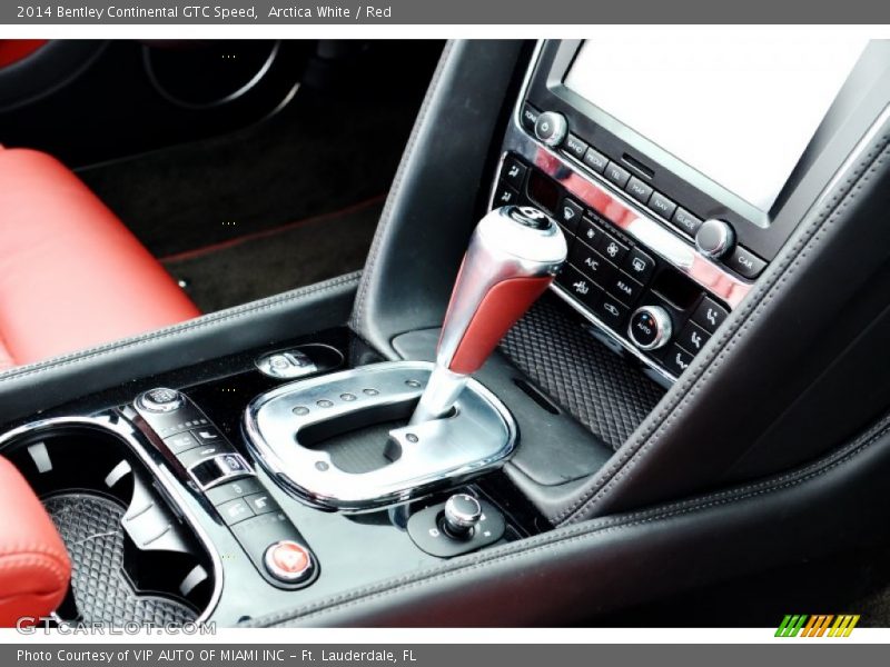Arctica White / Red 2014 Bentley Continental GTC Speed