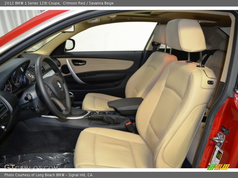 Front Seat of 2012 1 Series 128i Coupe