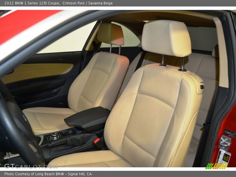 Crimson Red / Savanna Beige 2012 BMW 1 Series 128i Coupe