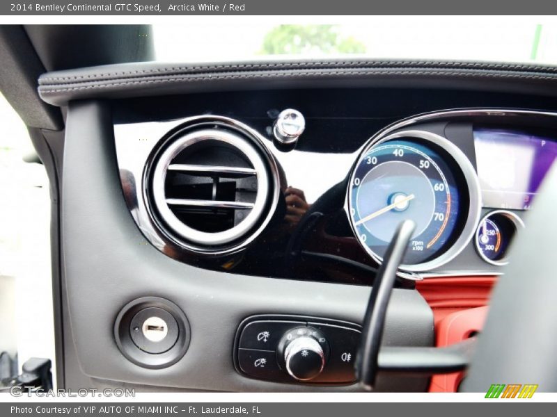 Arctica White / Red 2014 Bentley Continental GTC Speed