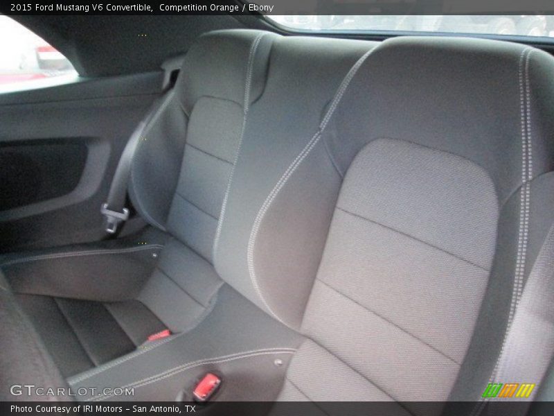 Competition Orange / Ebony 2015 Ford Mustang V6 Convertible