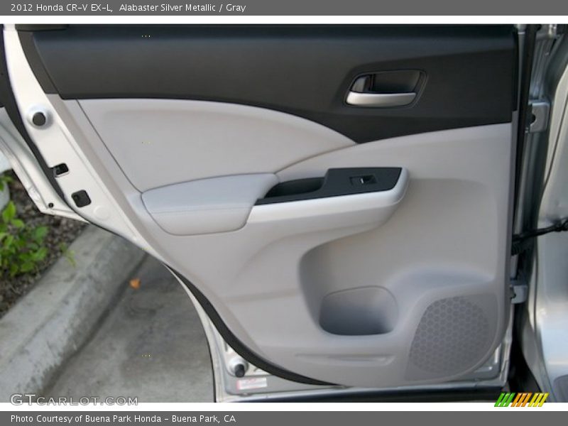 Alabaster Silver Metallic / Gray 2012 Honda CR-V EX-L