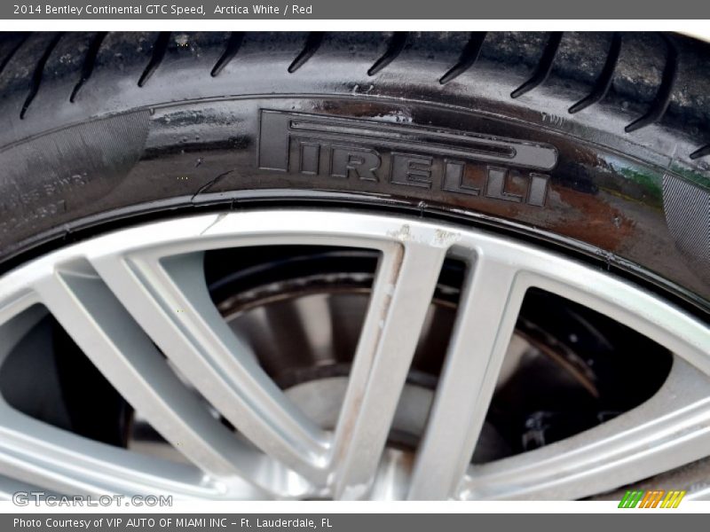 Arctica White / Red 2014 Bentley Continental GTC Speed