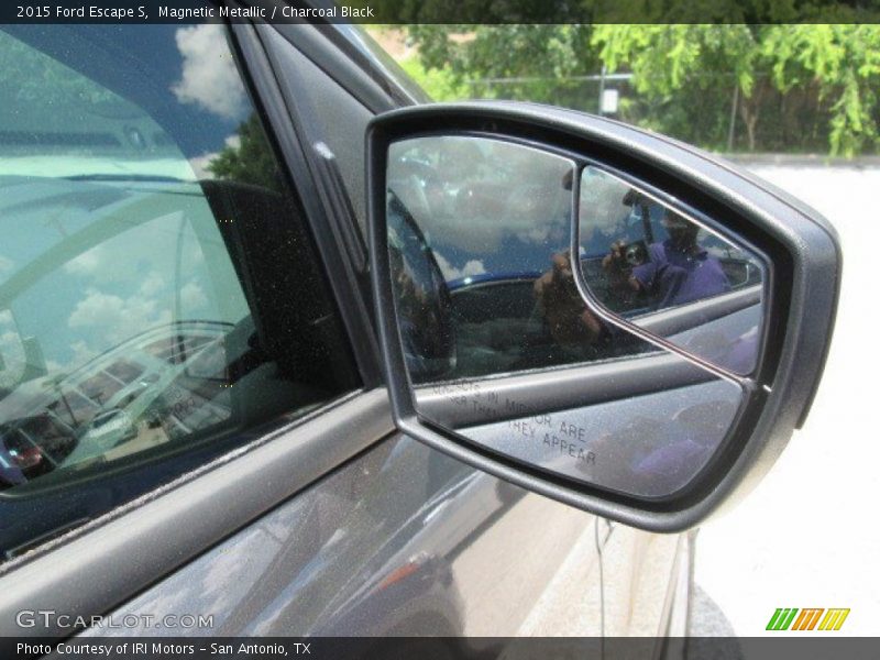 Magnetic Metallic / Charcoal Black 2015 Ford Escape S