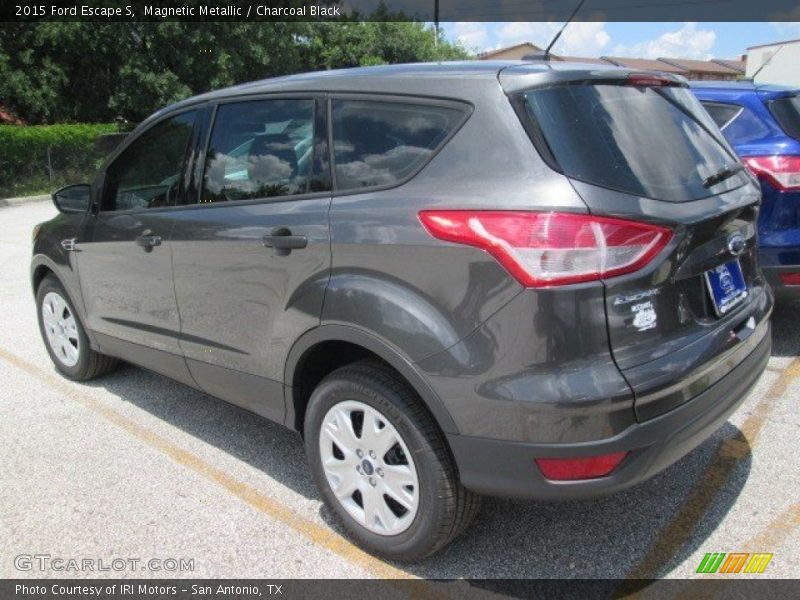 Magnetic Metallic / Charcoal Black 2015 Ford Escape S