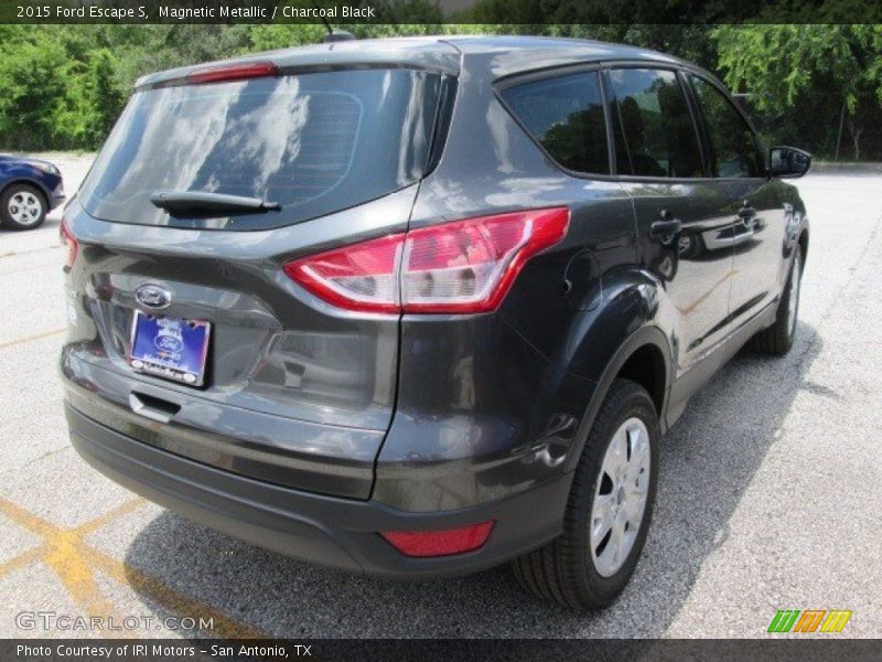 Magnetic Metallic / Charcoal Black 2015 Ford Escape S