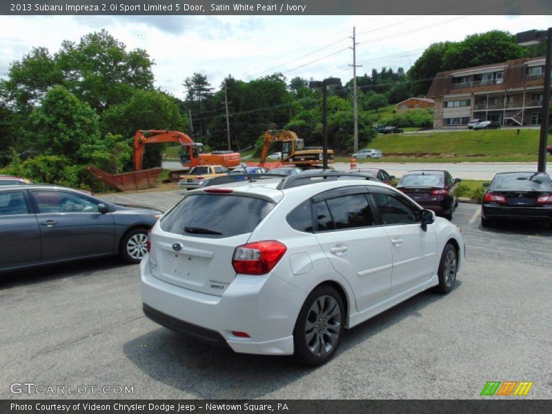 Satin White Pearl / Ivory 2013 Subaru Impreza 2.0i Sport Limited 5 Door