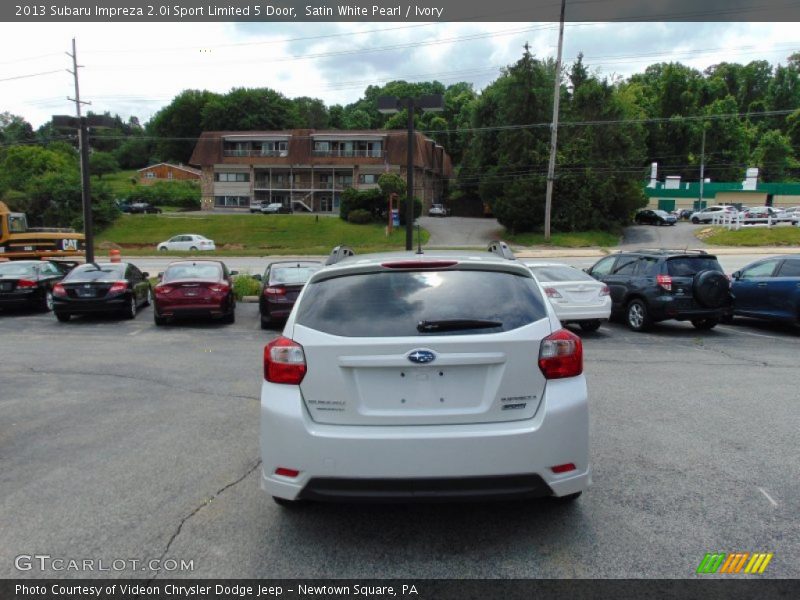 Satin White Pearl / Ivory 2013 Subaru Impreza 2.0i Sport Limited 5 Door