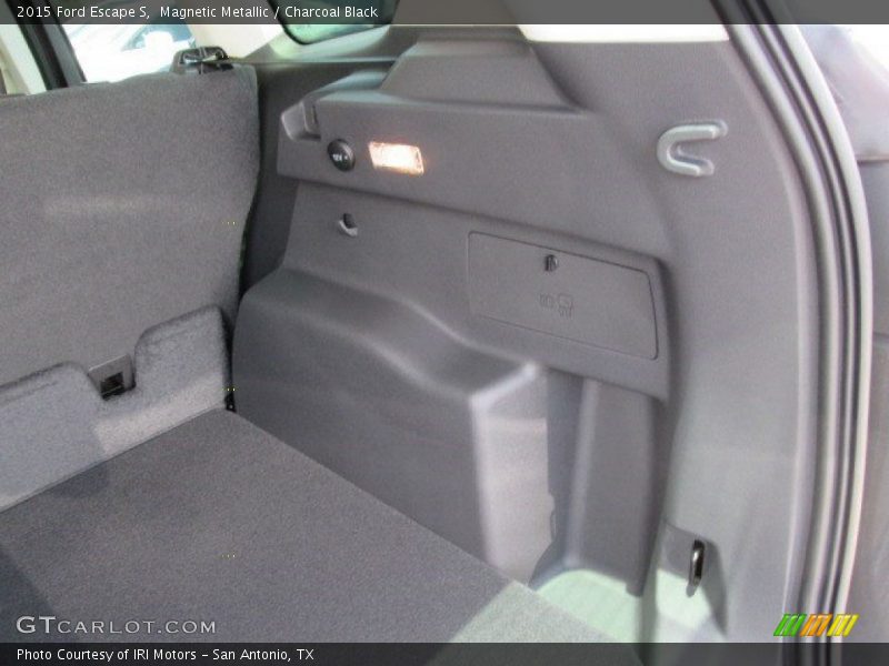 Magnetic Metallic / Charcoal Black 2015 Ford Escape S