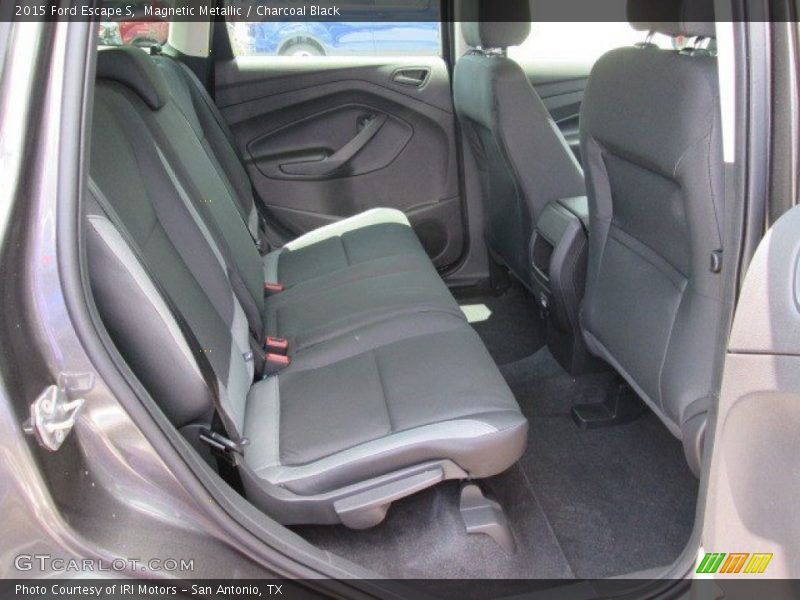 Magnetic Metallic / Charcoal Black 2015 Ford Escape S