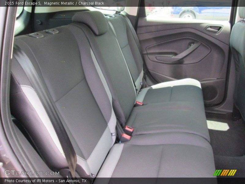 Magnetic Metallic / Charcoal Black 2015 Ford Escape S