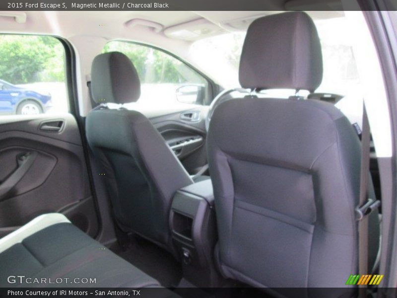 Magnetic Metallic / Charcoal Black 2015 Ford Escape S